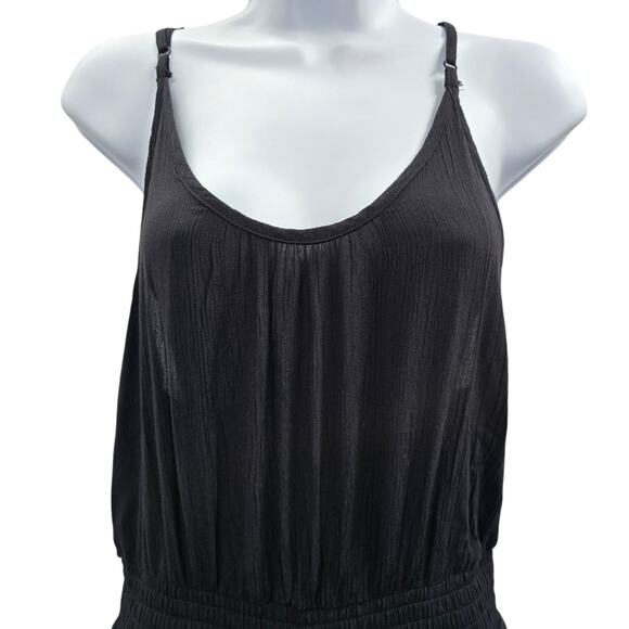 prAna Jumpsuit Women's Size Small Black Wide Leg Lightweight Summer Vacation - Picture 3 of 13